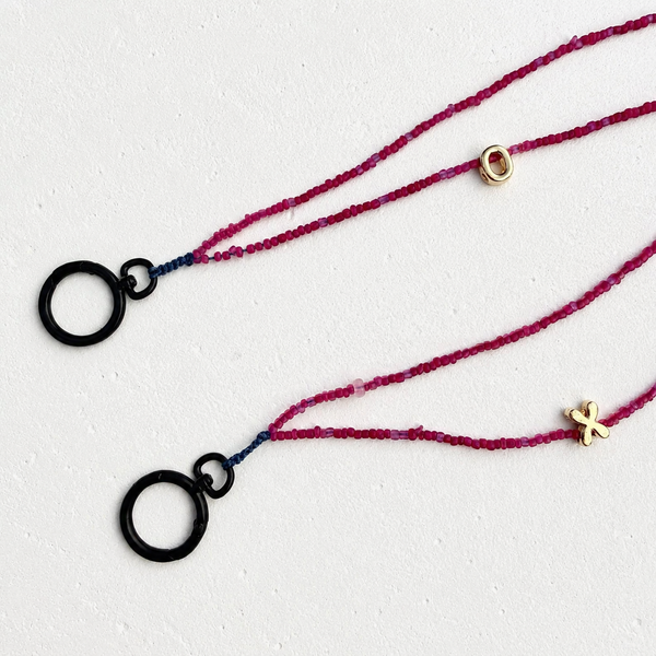 Cadena Holder Gafas Fucsia