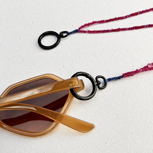 Cadena Holder Gafas Fucsia