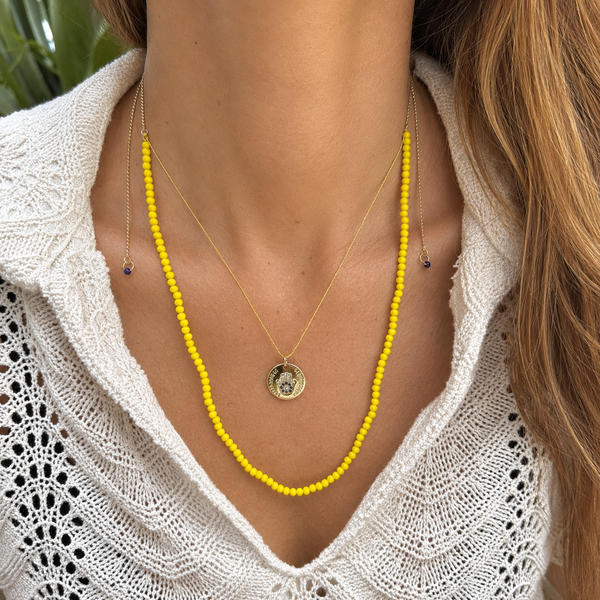 Collar Brillo Amarillo