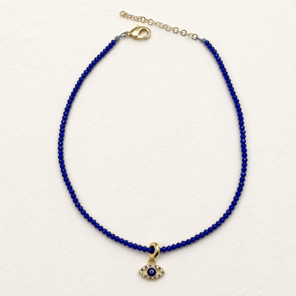 Collar Azul Hamsa
