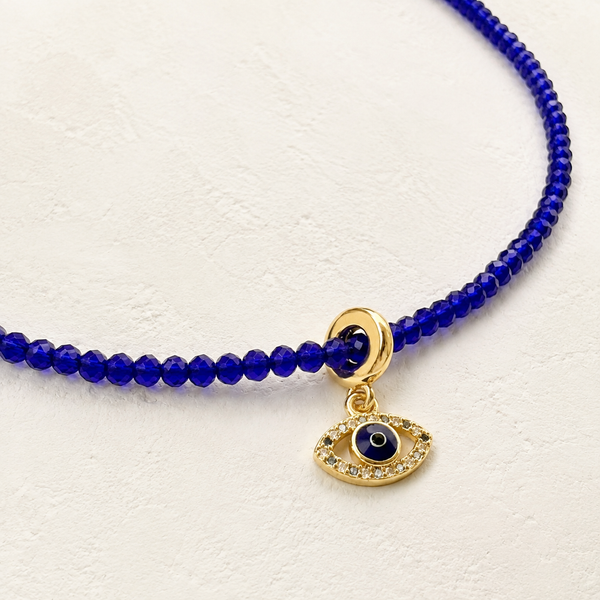 Collar Azul Hamsa