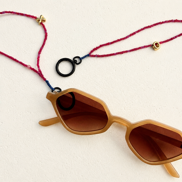 Cadena Holder Gafas Fucsia