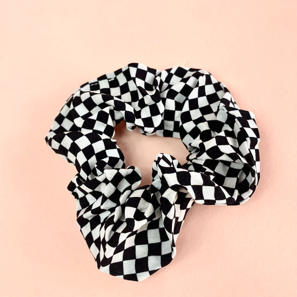 Scrunchie cuadros Mini Colero - MariaBolo Accesorios