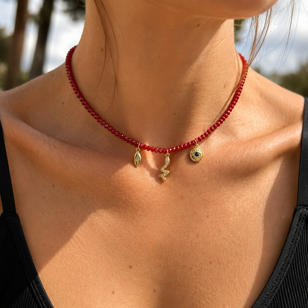 Cadena Vermelho Charms