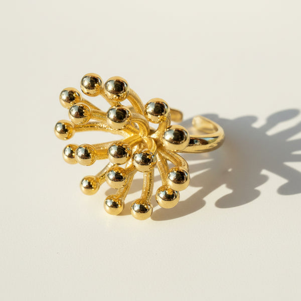 Anillo Esperanza ajustable delicado en rodio hipoalergénico MariaBolo