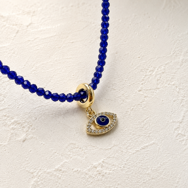 Collar Azul Hamsa