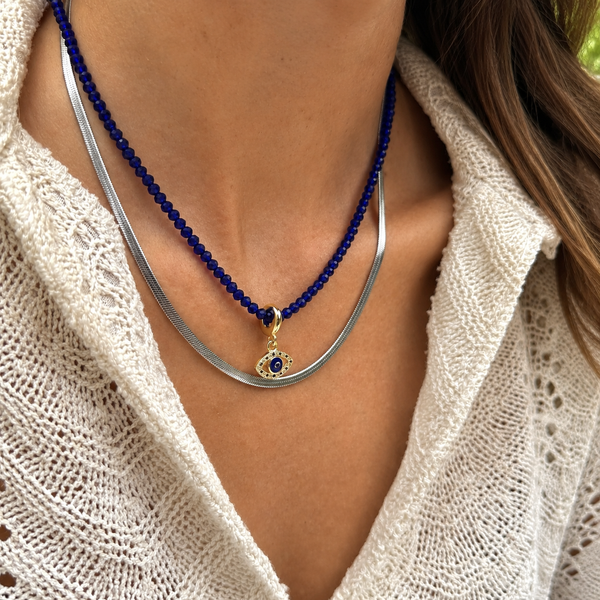 Collar Azul Hamsa