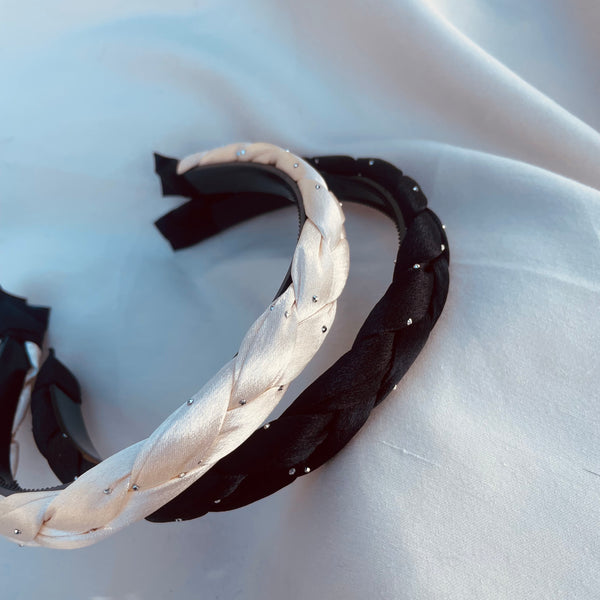 Balaca Trenza Brillos - Diadema elegante con detalles brillantes MariaBolo
