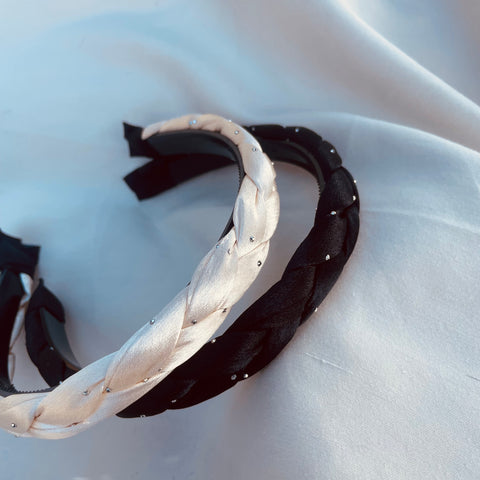 Balaca Trenza Brillos - Diadema elegante con detalles brillantes MariaBolo
