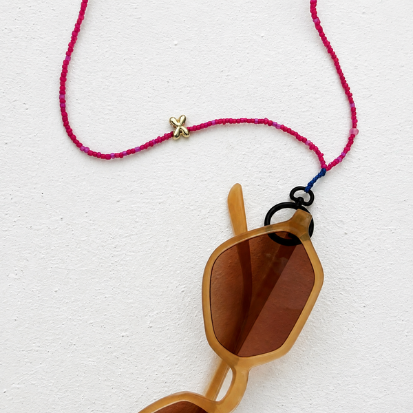Cadena Holder Gafas Fucsia