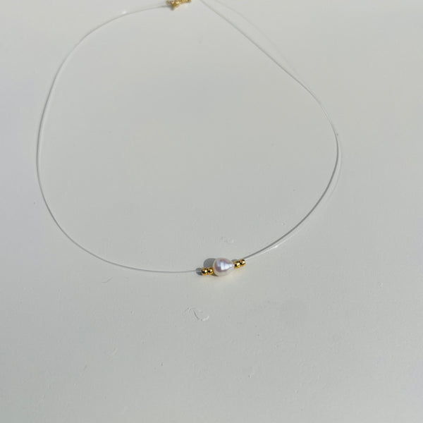 CHOKER PERLA INVISIBLE 