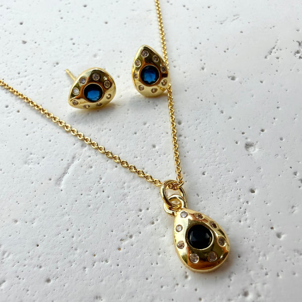 Cadena Reinaldo collar dorado en rodio hipoalergenico MariaBolo