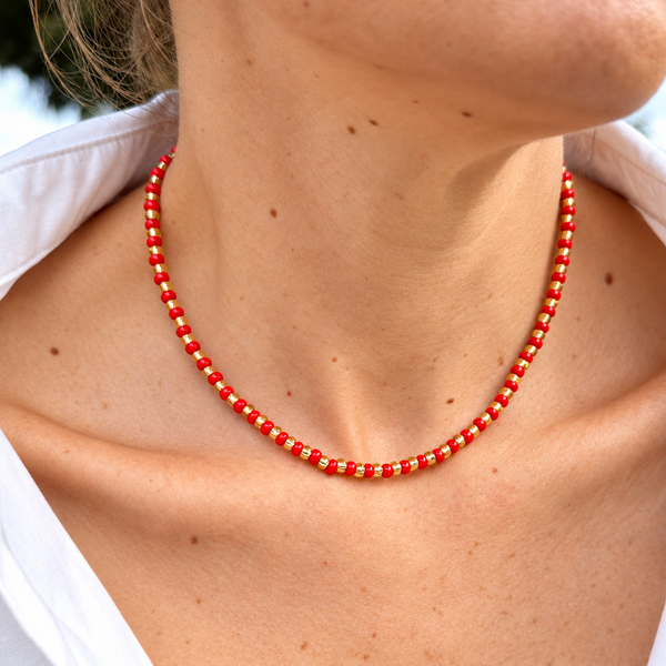 Collar Doble Pink Fish