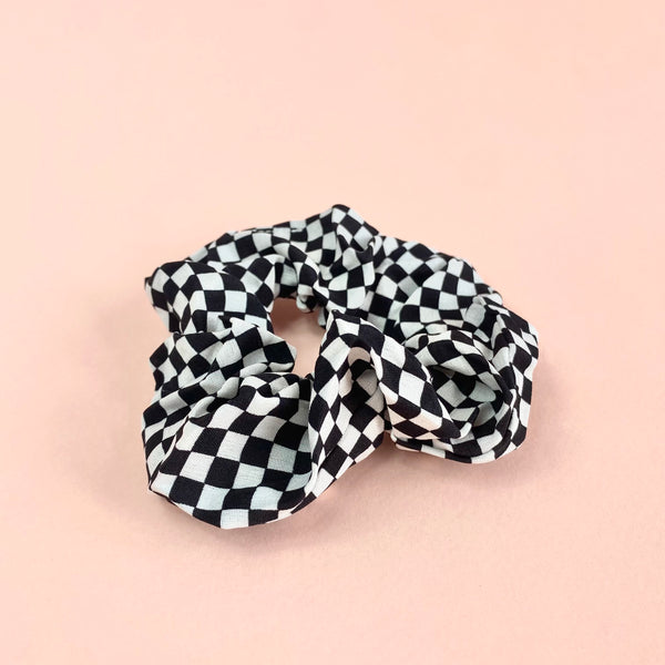 Scrunchie cuadros Mini Colero - MariaBolo Accesorios