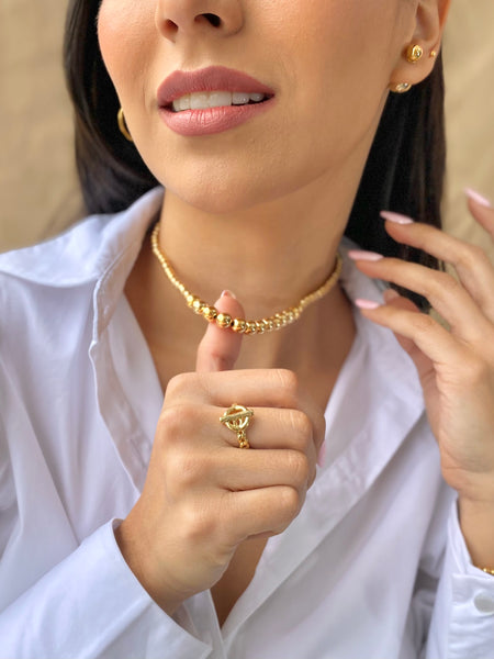 Anillo California Eslabi - MariaBolo Accesorios