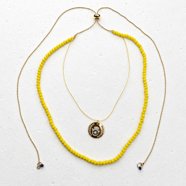 Collar Brillo Amarillo