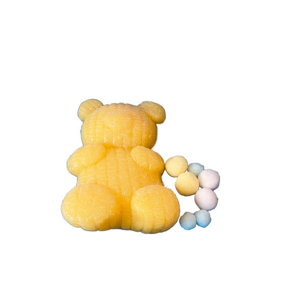 Mochi oso peludo espichable - Juguete sensorial textura suave relajante