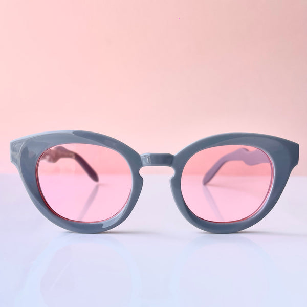 Gafas sol mujer Maria protección UV 400 café oscuro azul palo rosa Colombia