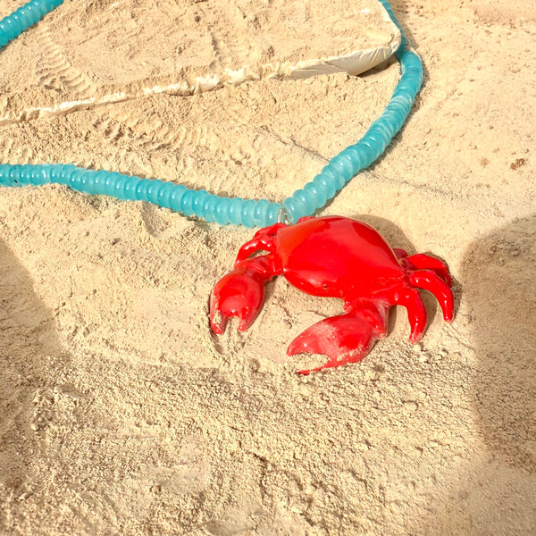 Collar Cangrejo 🦀 Rojo