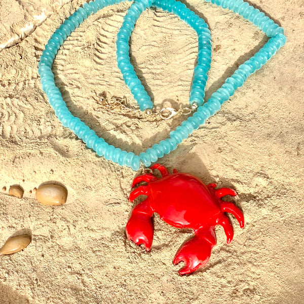 Collar Cangrejo 🦀 Rojo