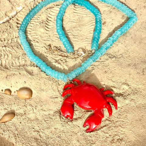 Collar Cangrejo 🦀 Rojo