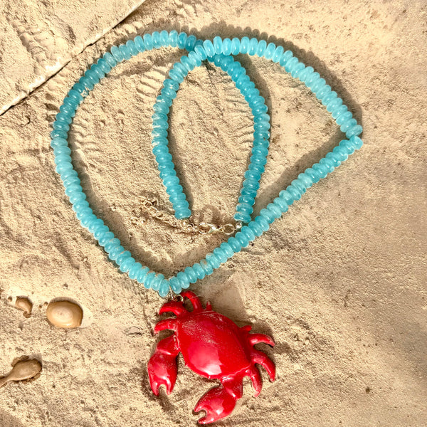 Collar Cangrejo 🦀 Rojo