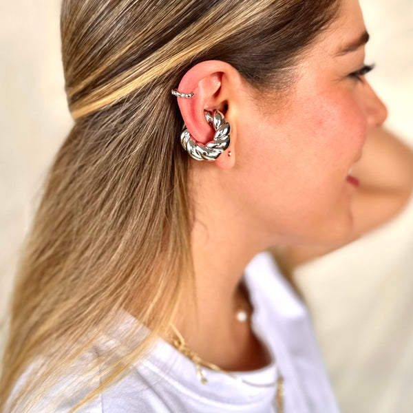 Earcuff Bilbao  Silver