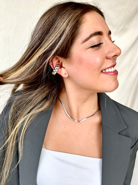 Earcuff Bilbao  Silver