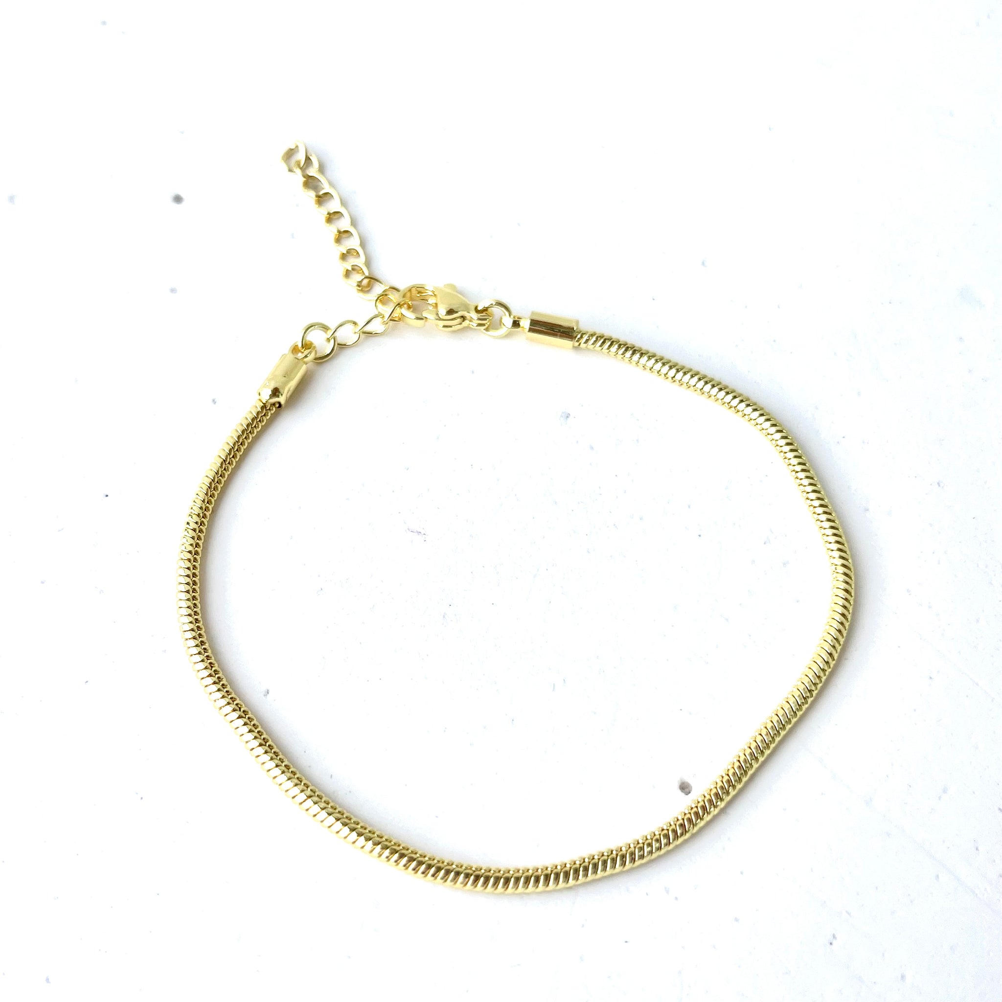 Pulsera Boricua snake Dorada