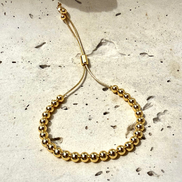 Pulsera Razzi balin dorado