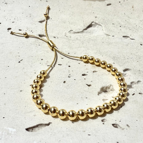 Pulsera Razzi balin dorado