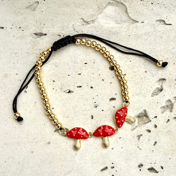 Pulsera tres honguitos balin