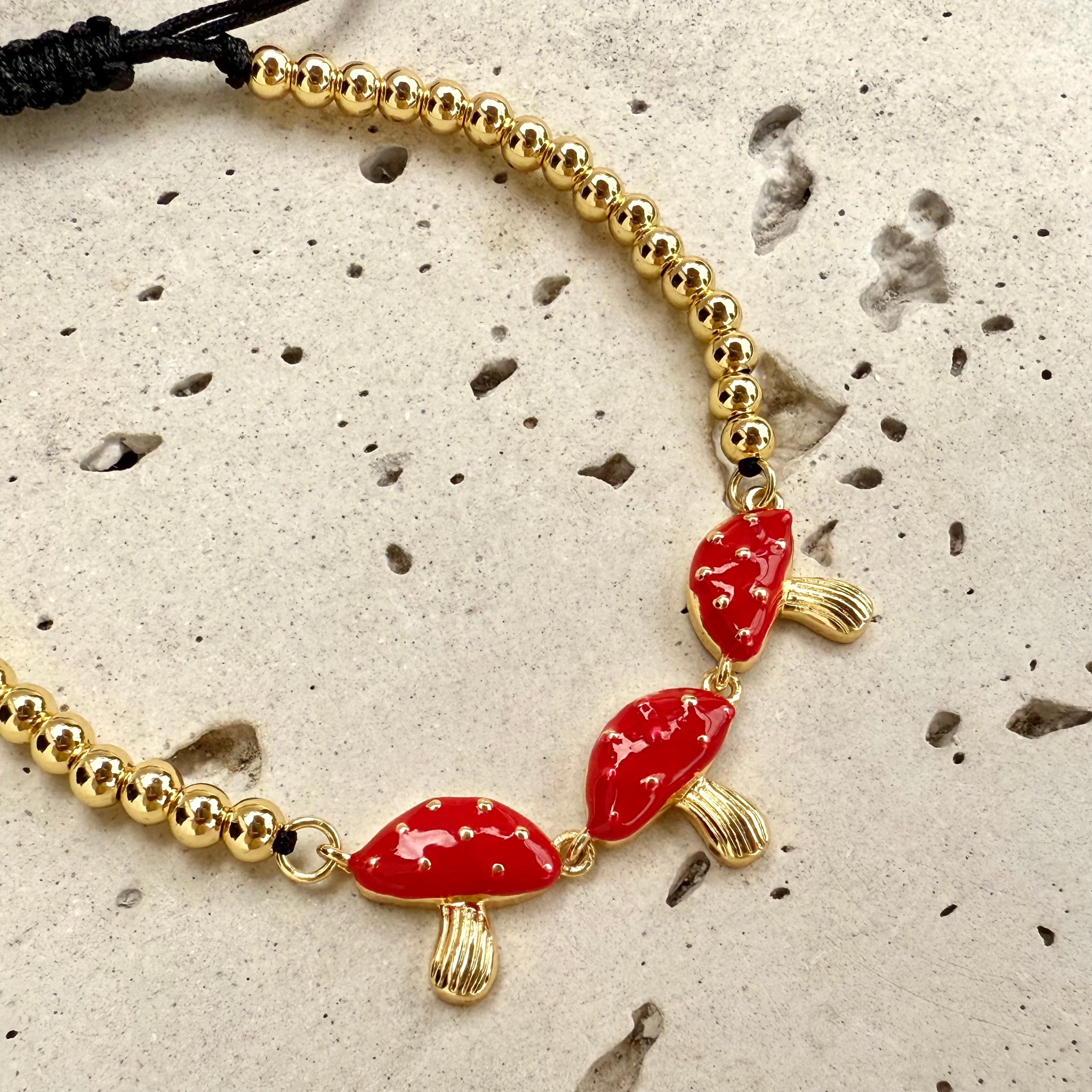 Pulsera tres honguitos balin