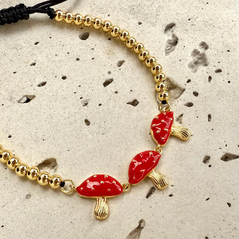 Pulsera tres honguitos balin