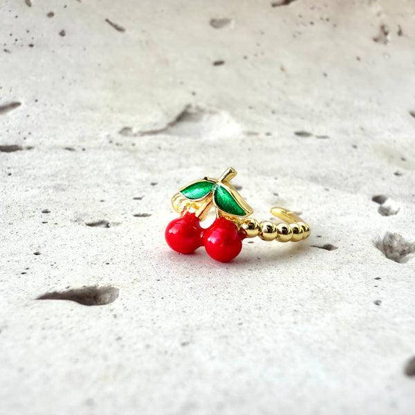 Anillo balín cereza