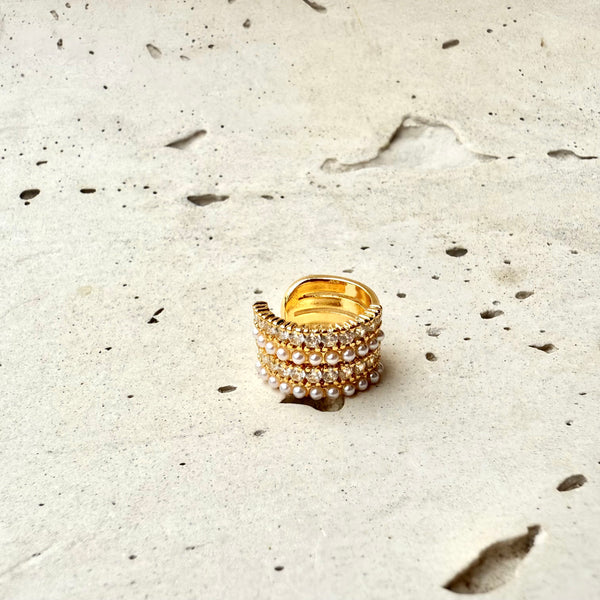 Earcuff Barrera perla