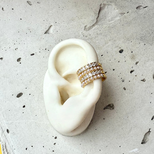 Earcuff Barrera perla