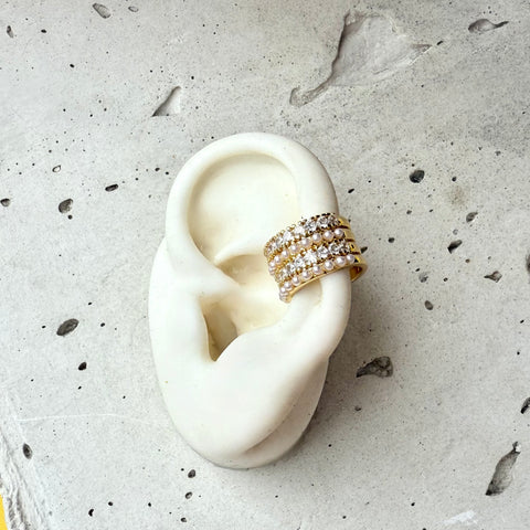 Earcuff Barrera perla