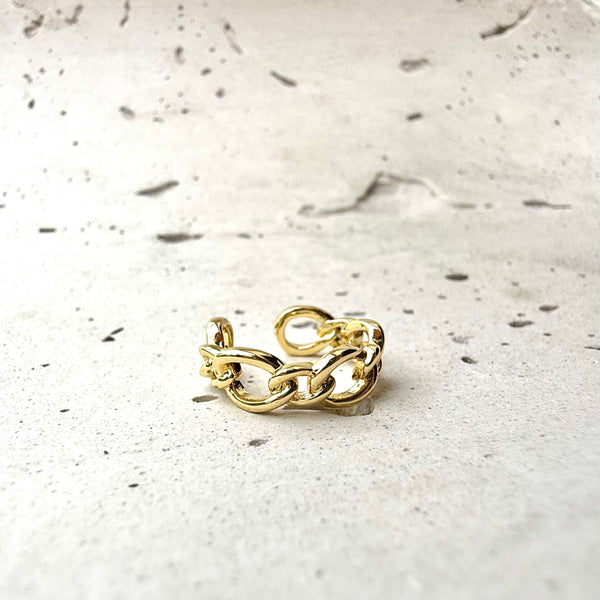 Earcuff cadena ⛓️‍💥 cubana