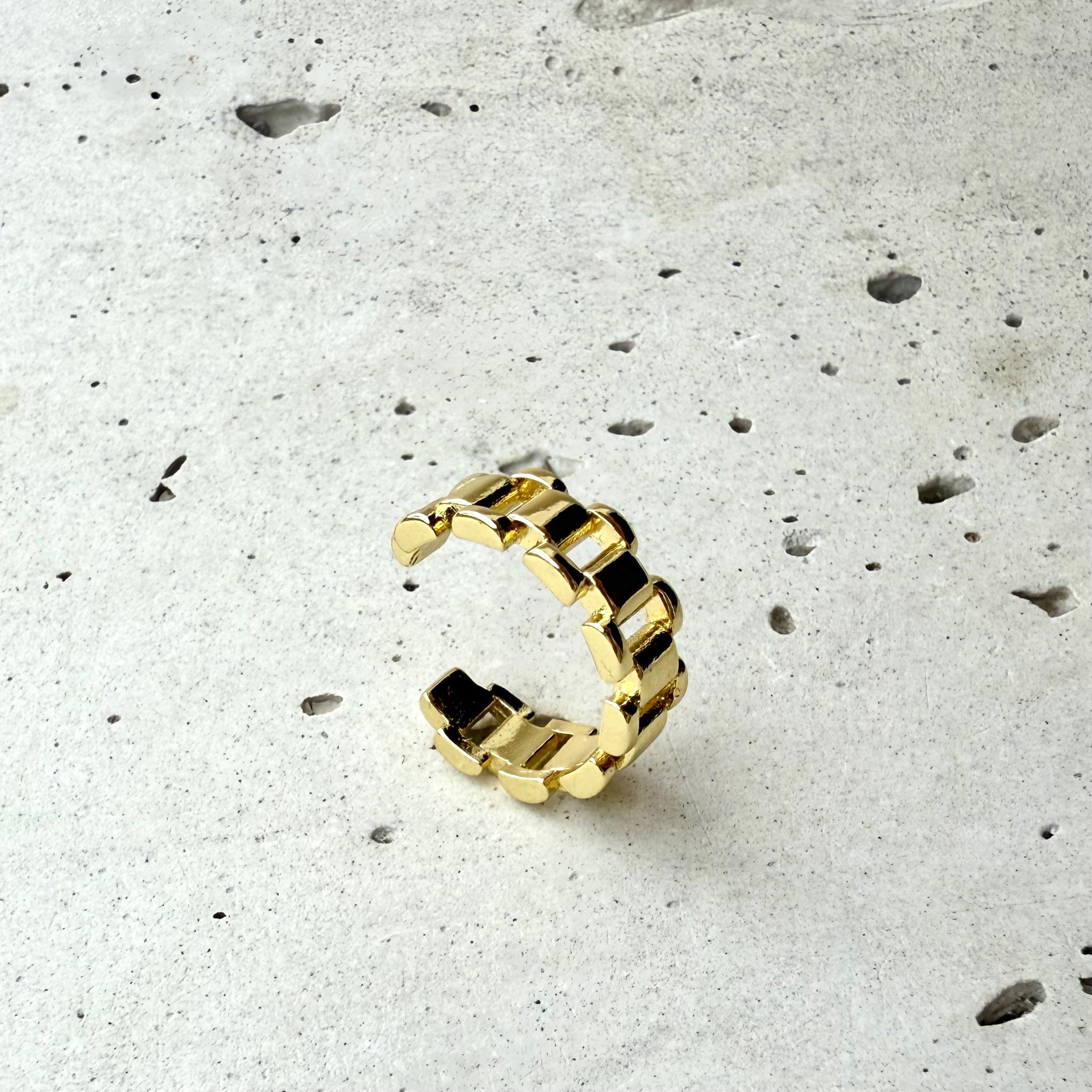 Earcuff cadena plana