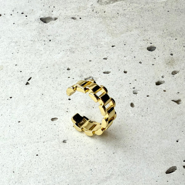 Earcuff cadena plana