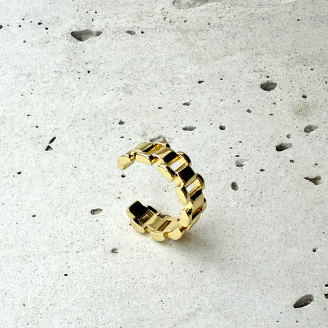 Earcuff cadena plana