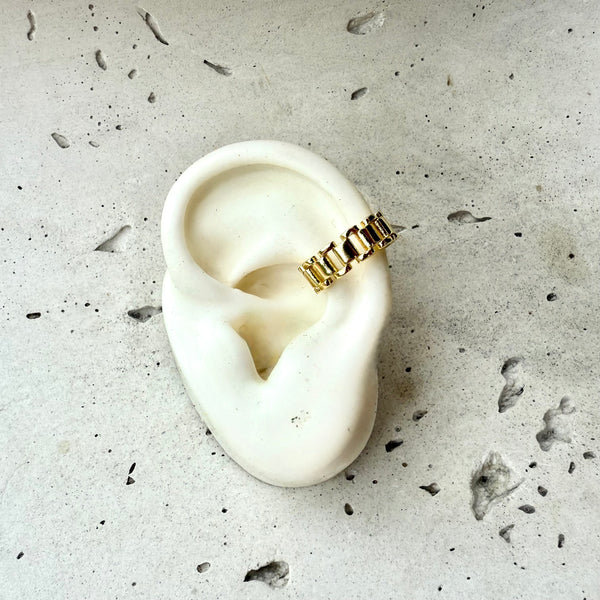 Earcuff cadena plana