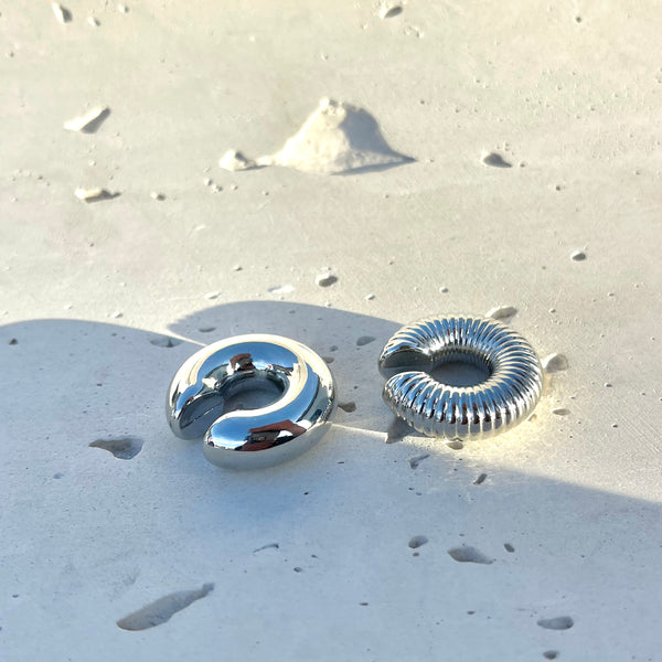 Earcuff Caracolita Silver