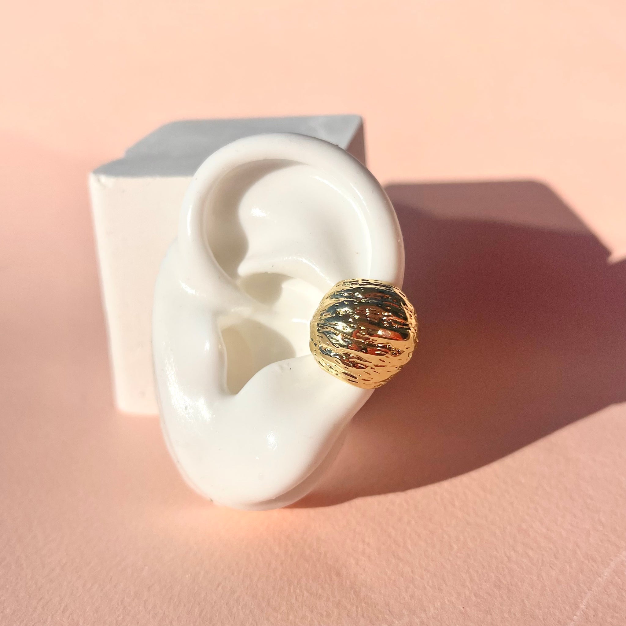 Earcuff Jamaica dorado - MariaBolo Accesorios