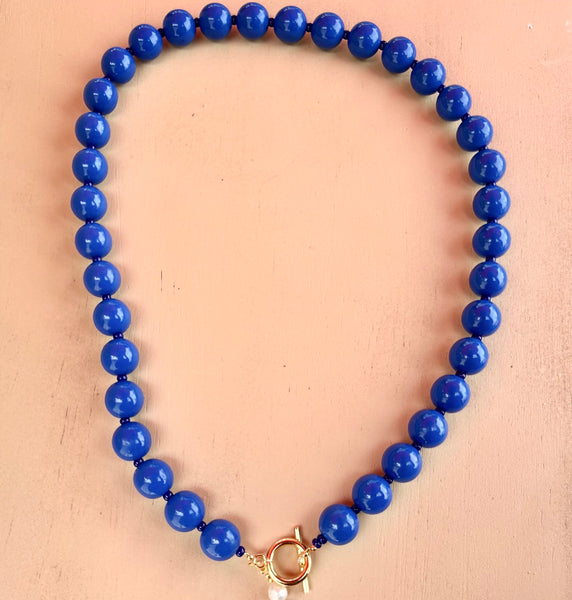 Collar pepas blue charm