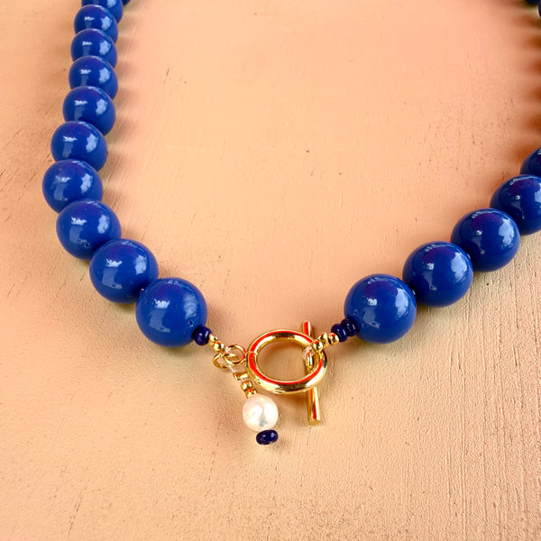 Collar pepas blue charm