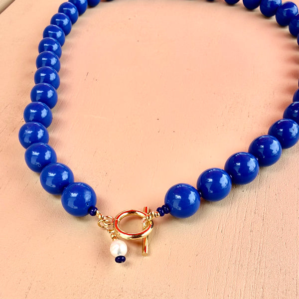 Collar pepas blue charm