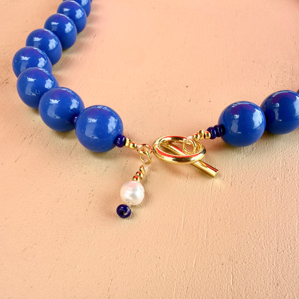 Collar pepas blue charm