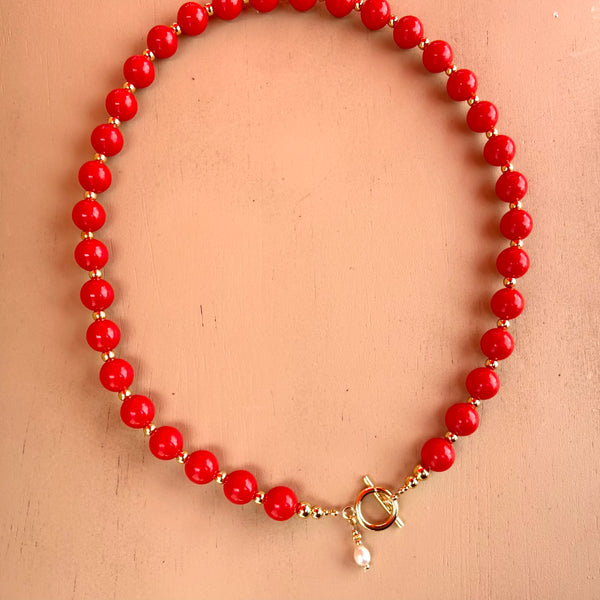 Collar Pepas Red Charm